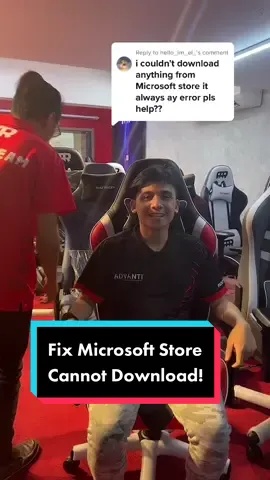 Replying to @hello_im_el_  Here’s some steps on how to fix cannot download anything on microsoft store😀💚#bahrain🇧🇭 #thatshowyoufixthat #pctips #pctutorial #advantibahrain