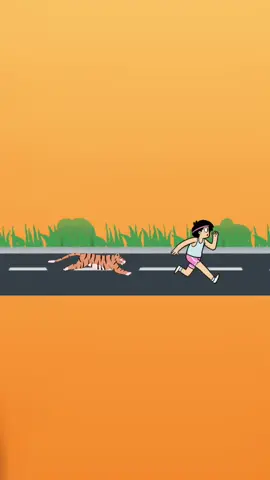 Tiger😭 #music #run #tiger #funnyvideo #katun
