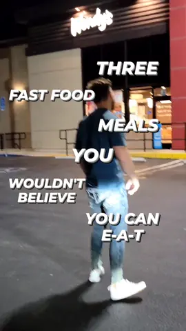 Abs Are Made In The DRIVE-THRU 😎 #fastfood #diethack #fitdad