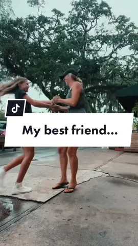 When your daughter asks you to TikTok in public you do it (even though you have a fear of public tiktoking) because one day she won’t ask you to anymore