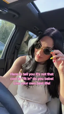 It's way more cool to be your authentic self. #happyfriday #beyou #youramazing #selflove #hellotiktok