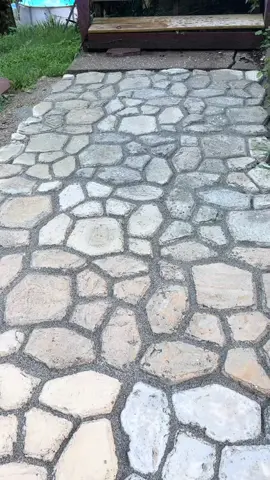 The easiest and most satisfying part of this project. Ready to get the next project started! #homereno #homeimprovement #DIY #boujeeonabudget #patio #worthit #concretemolds #cheapskate