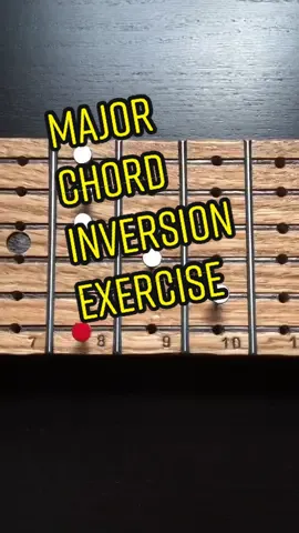 The best Major Chord Inversion exercise this side of the Webb Space Telescope. #guitarlesson #guitar #guitartok #musiclesson #musictheory #inversions #chordinversions