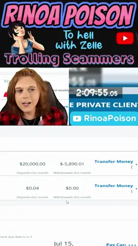 to hell with Zelle #rinoapoison #scambaiting #scambaiter #scambait #foryoupage #foryou #fyp #scammers #scammersgettingtrolled #timewasting