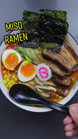 Easy Miso Ramen w Chashu #ramen