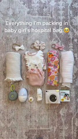 Plus her name/anouncement sign, but thats a surprise😬 #girlmom #hospitalbag #newborn #hospitalbagessentials