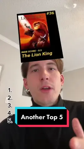Another top 5 ranking without knowing what’s next! Credit: @sethsfilmreviews #filmtok #movietok #movies #movietoker #screenwriter #cinema #hollywood #fyp