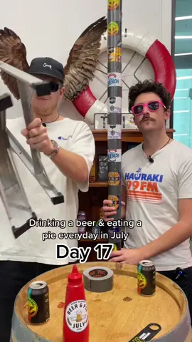Shes getting pretty big… DAY 17 of #beerandpiejuly. #nztiktok #nzfyp #beer #pies