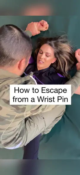 How to escape a wrist pin! #selfdefense #womenempowered