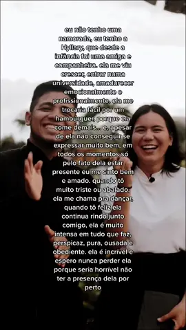 eu amo ela…
