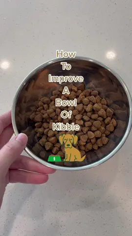 You can always build onto this, but these 4 steps make a massive difference🥰 #dogfoodtips #petfoodtips #dognutrition #kibbletips #boostyourbowl
