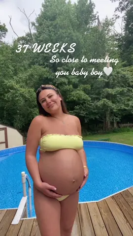 So close to having you in my arms 🥹🤍#pregnantmama#pregnancyjourney2022#37weekstoday#pregnantbellygrowth#bumpdate#ShowUrGrillSkillz#firsttimemoms#boymomma