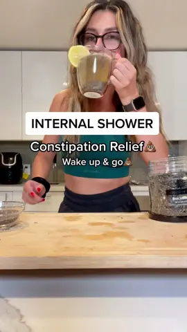 Wake up & go💩 #internalshower #constipation #health #fyp #weightloss #trending #foryou #healthy #nutrition
