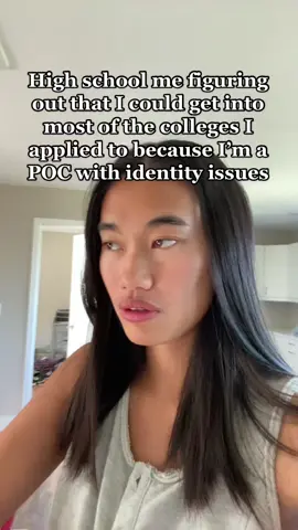 It worked for most of them #collegehacks #poc #thisisajoke #collegeessay #minority #asianamerican #identitycrisis #chinese #transracialadoptee