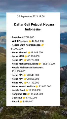Berapa gaji kalian...#gajipejabat #pejabat #umr #fyptiktok #fypシ #fyp #gajipresiden #gajidpr #videoviral #politik