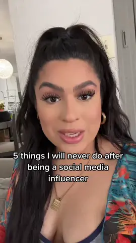 Top 5 things I would never do after being an influencer #fyp #thingsiwouldntdo #thingsiwishiknew #trend