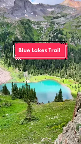 📍Lower, Middle and Upper Blue Lakes trail #fyp #colorado #telluride #Hiking #telluridecolorado #coloradohikes #coloradoadventures #coloradobucketlist