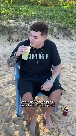 o pé na areia…