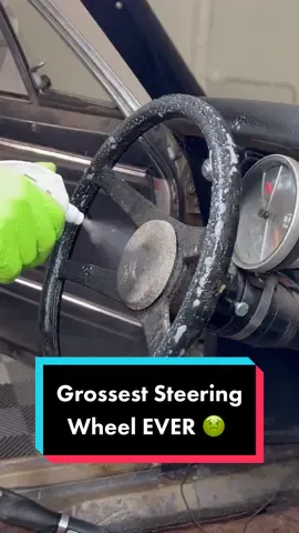 Satisfying Steering Wheel Cleaning! #cardetailing #wddetailing #satisfying #asmr #fyp #trend #trending #pressurewashing #CleanTok #foryoupage #foryou