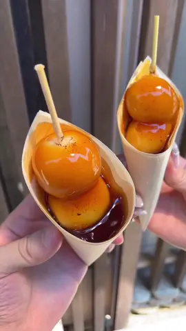 超濃厚な巨大みたらし団子🍡嵐山で食べ歩きするなら絶対食べてほしい #京都グルメ