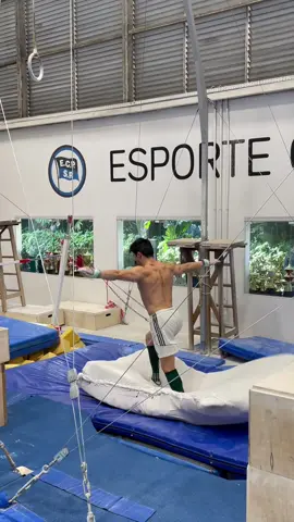 Training, training, training 💙🚀💥#gymnastics #gym #highbar