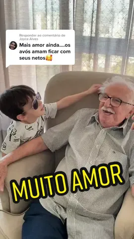 Responder @Joyce Alves Nicollas Gabriel & Vovô Gabriel! 😍 Muito amor envolvido! #amorinfinito #neto #vovôengraçado #netinho