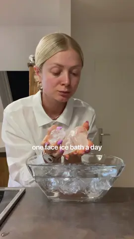 Bella Hadid made me try it #skincare #icebath