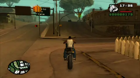 GTA San Andreas | unique bike stunt #shorts #gta #gta5 #gtasanandreas #gamer #gameplays #funny #meme
