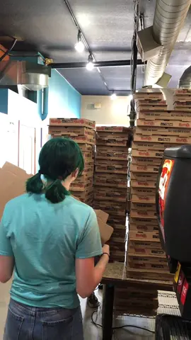Don’t worry, we feed the box monster for its services. #fyp #bop4life #northmuskegon #pizza #SmallBusiness #michiganfood #funny