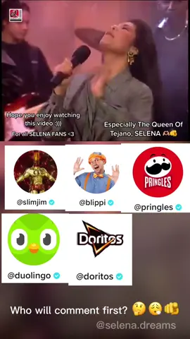 Who will comment first :0? @Slim Jim @Pringles @Doritos @Blippi @Duolingo PIN in the comments who ever wins FIRST 🫵🫶🏼 #slimjim #doritos #pringles #blippi #duolingo #fyp LOVE YALL <3 POV: IMAGINE GETTING A FOLLOW OF THEM ILL BE SURPRISED <333 #capcut #selenaquintanilla