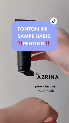 Wajah kusam komedoan, komedo numpuk solusinya adalah pake masker charcoal😍🥳 #azrinabeauty #azrinacharcoalmask #azrina5years #charcoalversary