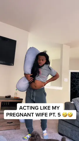ACTING LIKE MY PREGNANT WIFE PT. 5 🤣🤣🤣#fyp #couples #marriedtiktok #funny #pregnancy #xandnae
