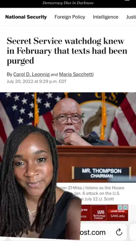 Something doesn’t smell right! #secretservice #politics #trump #january6 #insurrection #democracy #doj #woketok #WokeAF #foryou #foryoupage #BlackTikTok #lesbiansoftiktok #lgbtqia