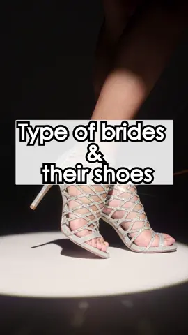 Type of bride & their shoes ✨✨ #DreamPairs #weddingshoe#weddingtok#bridalfashion #sparklyheels