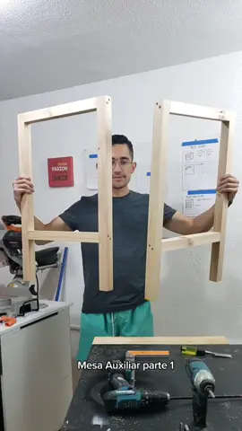 parte 1 de mesa auxiliar de pino #woodworking #carpinteria #carpenter #tools #madera #tallerencasa