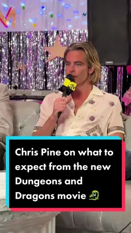 What can we expect from the new #dungeonsanddragons movie? Chris Pine is here to clue us in a bit! #sdcc2022 #chrispine