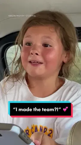 An 8-year-old girl had the sweetest reaction when learning she had qualified for a travel softball team in Georgia. Riley burst into tears of joy after reading her acceptance letter aloud to her family. Riley has been playing softball since she was 4 years old, and has always had a love for the game. ⚾💕 #goodnews #cute #sports #girlscan #girlsinsports #softball #fyp #softballlife
