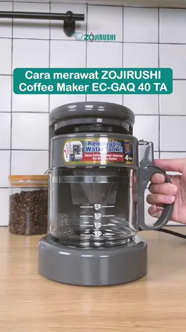 Ini dia tips untuk merawat ZOJIRUSHI Coffee Maker EC-GAQ 40 TA#Zojirushi #ZojirushiIndonesia #YangSelaluAda #ZojirushiCoffeeMaker