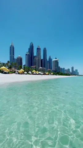 Maldives like beach in Dubai 😍 #dubai