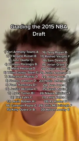 #NBA #nbadraft #2015 #2015nbadraft #adamsilver #BigInkEnergy #playoffs #grading pretty mid @trailblazers