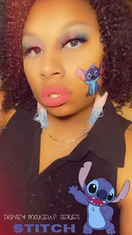 Disney Makeup Series: Stitch Which Disney Character would you like to see next? #disneymakeup #makeupseries #stitch #mua