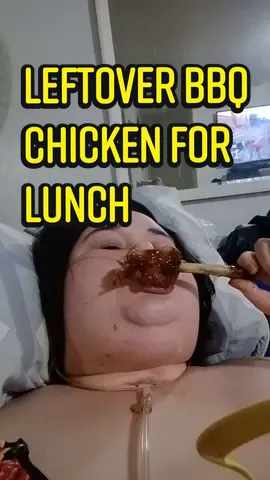 BBQ chicken was bussin #bussin #chicken #bbqchicken #mukbang #eating #biggirltiktok #biggirl #messy #fingerlickinggood #bighungry