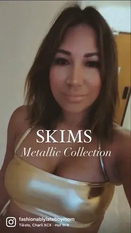 @skims metallic swim collection review: GET IT.  Im obsessed.  #skims #skimsreview #skimsswim #skimsmetallicswim #skimsmetallic #tulummexico #fyp #clothingreview #fashiontiktok
