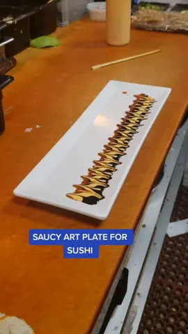 Saucy tribal edible art! Playing with food while getting paid. Taking sushi to the next level.  #fyp #foryourpage #sushi #art #edibleart #food #nextlevel #spicy #liveforthechallenge #canyou #viral #vir #chef #DIY