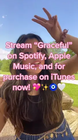 Stream ‘Graceful’ on spotify & apple music now 🧿✨🤍💖 #originalmisic #microinfluencer #artist