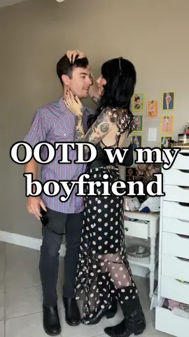 he hates being in my videos 🙄 #fyp #OOTD #outfitinspo #couplegoals #outfitideas #cowboyboots #corset