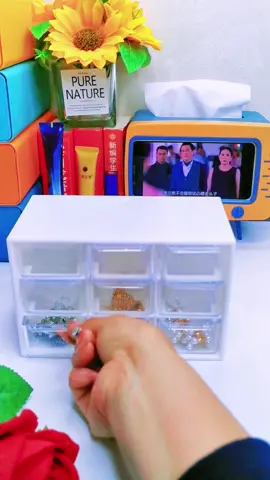 Kotak Laci Mini Serbaguna 9 Sekat kotak Perhiasan #fyp #kotaklacimini #kotakminiserbaguna