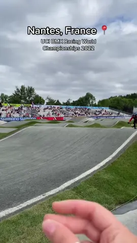 POV you're at the 2022 UCI BMX Racing World Championships, Nantes 📍🇫🇷 #clickfingerchallenge #tiktok #foryou #foryoupage #training #bmx #bmxlife #bmxracing #france