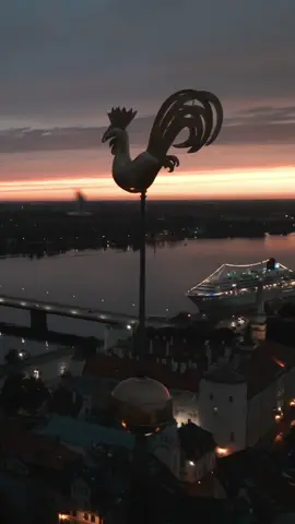 Summer night life over Riga 🌘 #riga #rigalife #night #dji #djimavic3 #latvia #sunset #aerial #rigaaerials