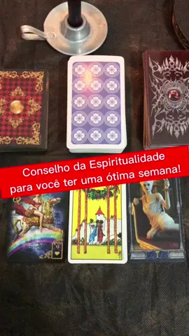 Conselho da espiritualidade para ter uma ótima semana! #motivacao #leidaatração #baralhociganoetarot #exu #pombagira #conselhos #tarot #fyp #foryou #simpatia